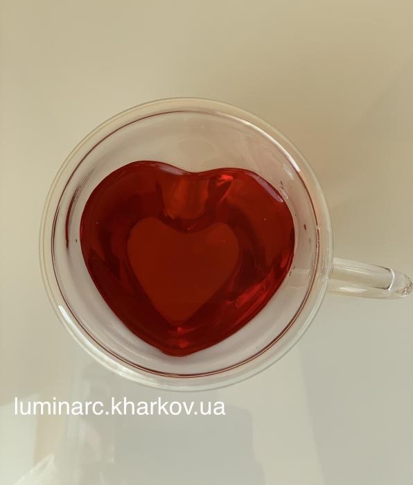 Чашка heart shaped с двойными стенками сердце 250 мл