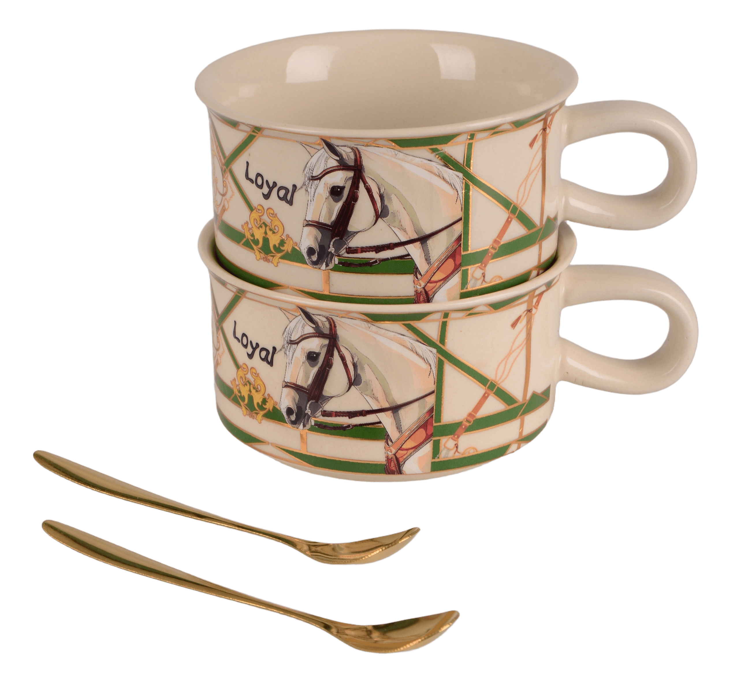 Замовити Набір чашок LED Horses, 2х220 мл в інтернет магазині luminarc.in.ua за вигідною ціною дешево, оптом і роздріб.