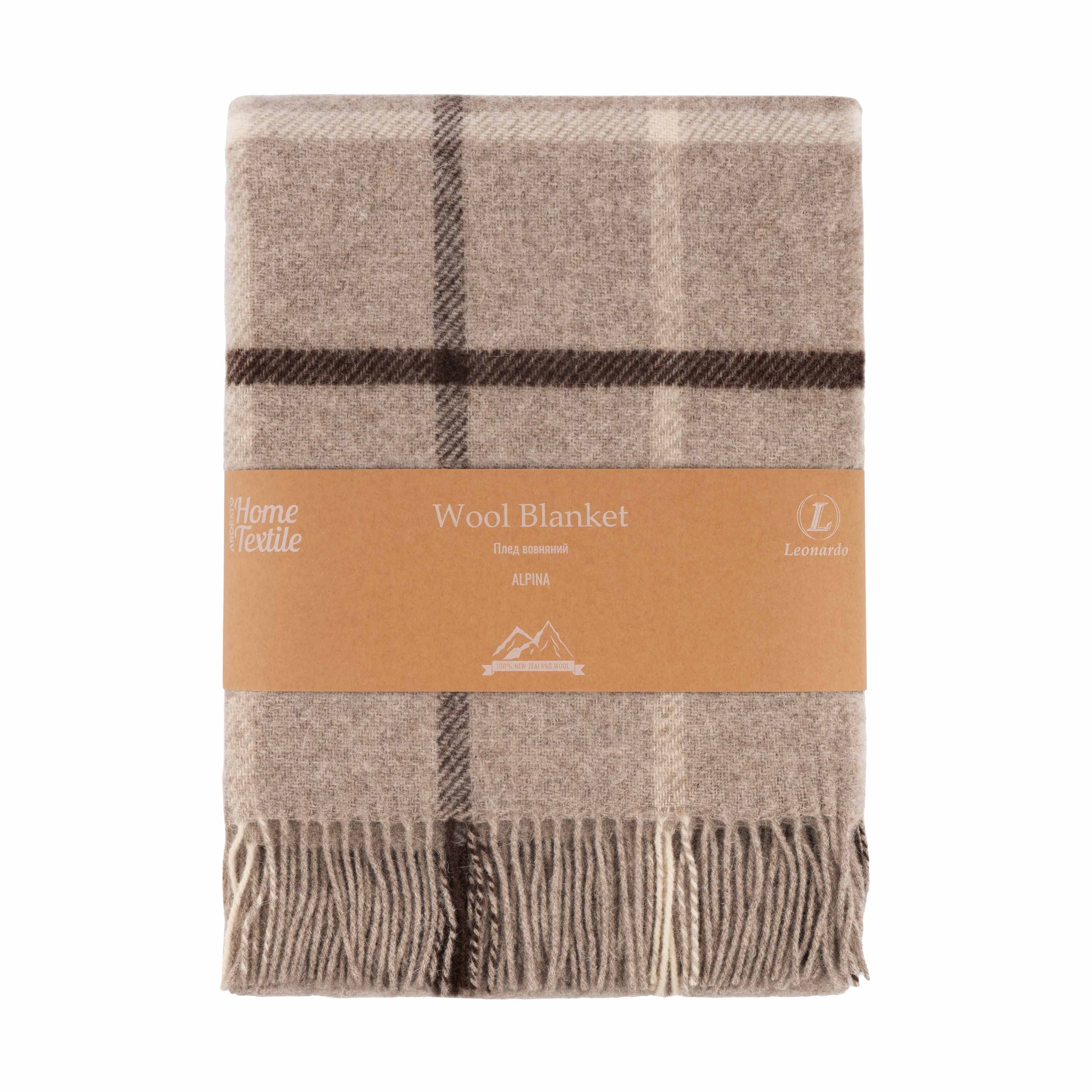 Замовити Плед 140x200 см Ardesto Leonardo Alpina, бежевый ART0702LM в інтернет магазині luminarc.in.ua за вигідною ціною дешево, оптом і роздріб.