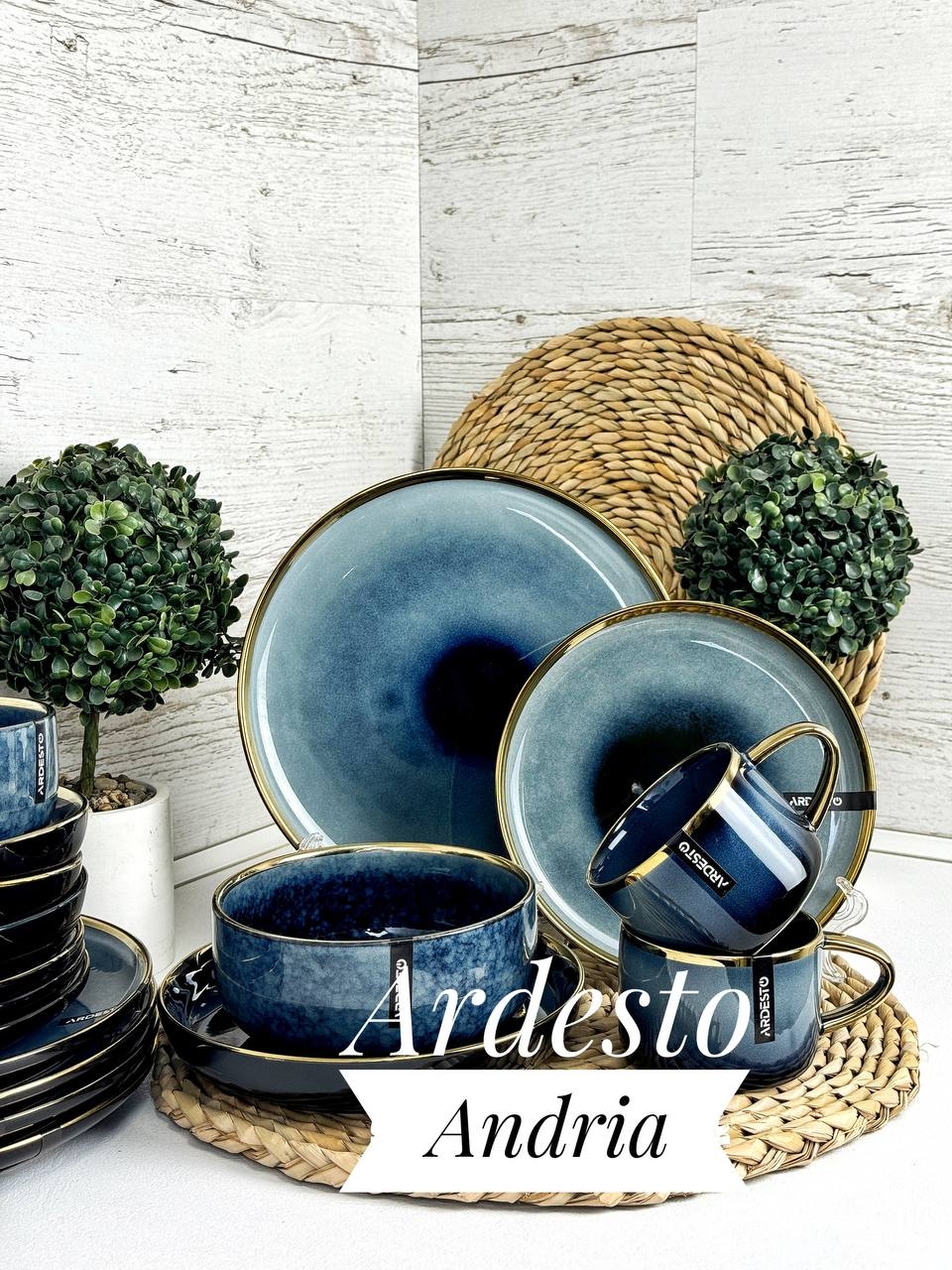 Замовити Набор посуды 4 предмета Ardesto Andria AR2904AB в інтернет магазині luminarc.in.ua за вигідною ціною дешево, оптом і роздріб.