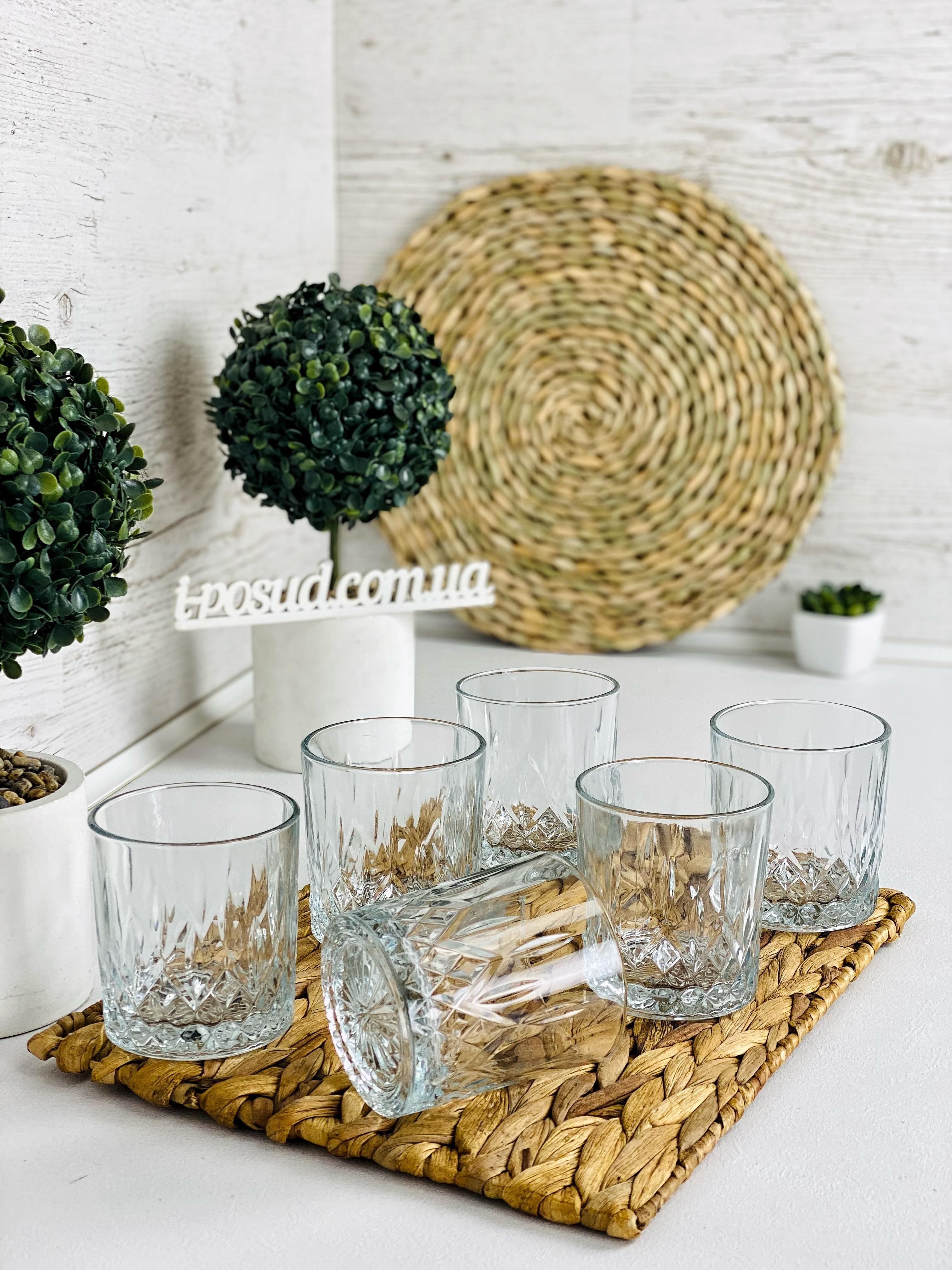 Набір склянок для віскі Ardesto Alba 330 мл 6 шт AR2633WA 