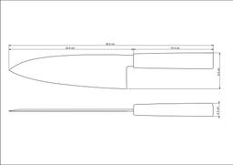 Ніж для суші TRAMONTINA SUSHI, 203 мм 24231/048