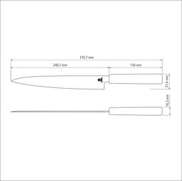 Ніж для суші Tramontina Sushi Silver Yanagiba, 229 мм 24230/049