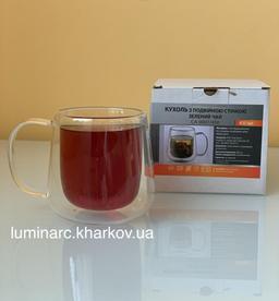Чашка з подвійними стінками green tea /450мл