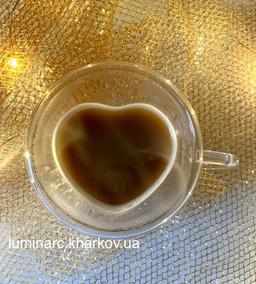 Чашка heart shaped з подвійними стінками серце 250 мл