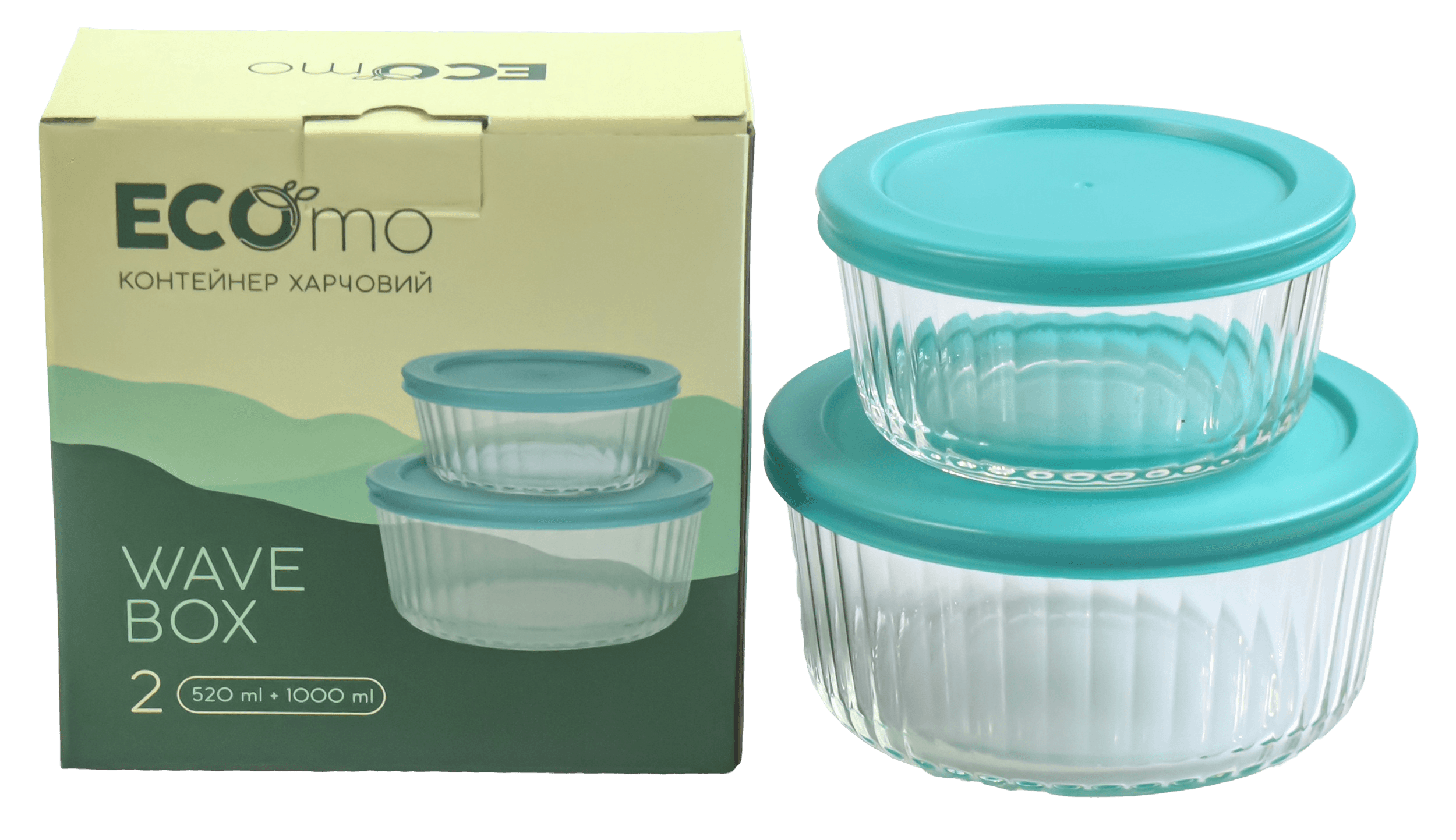 Замовити Набір контейнерів ECOmo Wave Box 520 мл, 1000 мл в інтернет магазині luminarc.in.ua за вигідною ціною дешево, оптом і роздріб.