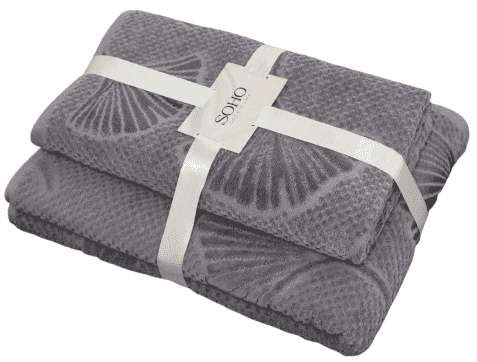 Набір рушників Soho 50х90+70х140 см Fiji Gray 50*90+70*140см Fiji Gray